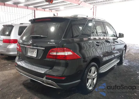 2015 Mercedes-Benz Ml 350 4Matic из США, поврежденный, VIN 4JGDA5HB7FA509244